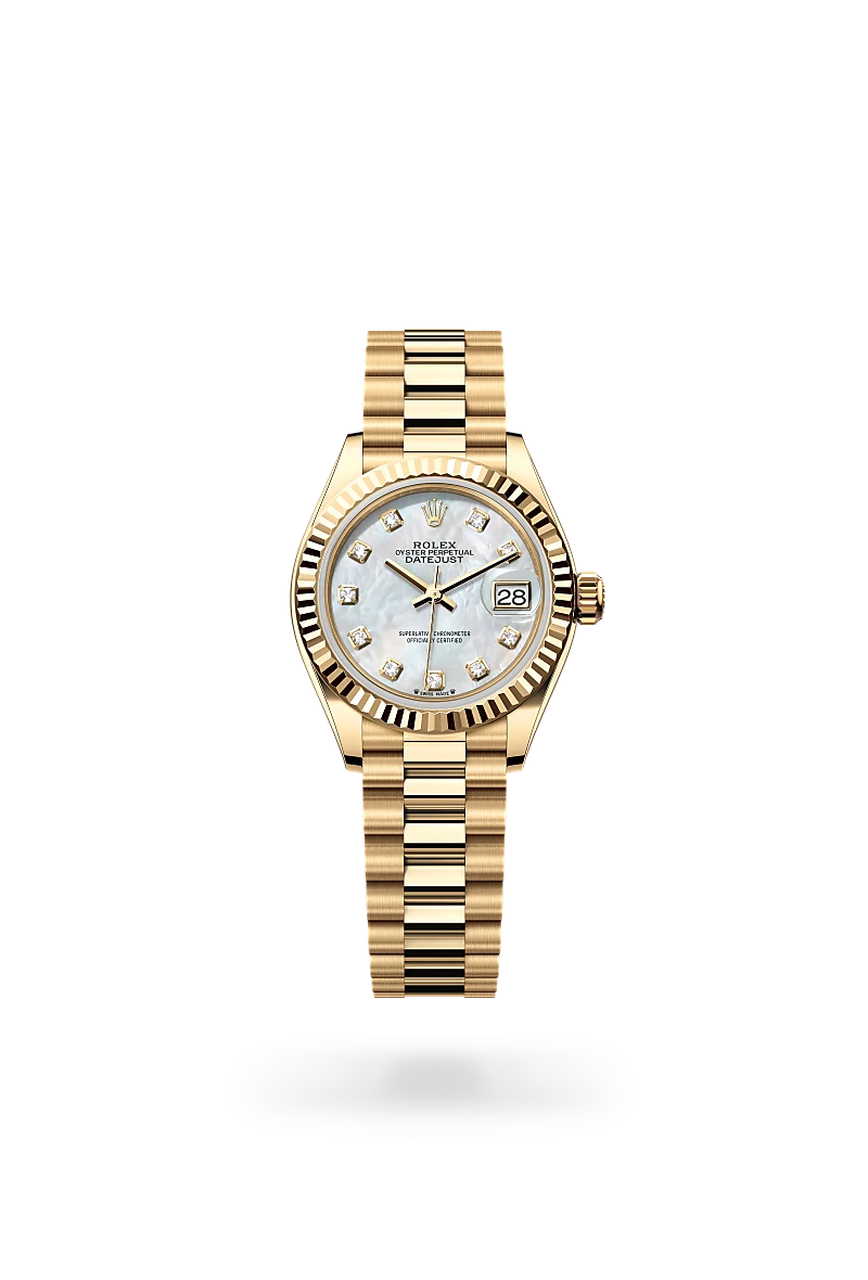Lady-Datejust Oyster, 28 mm, yellow gold - M279178-0025 at Raffi Jewellers