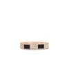 18K ROSE GOLD MOSAIC ALTERNATING BLACK JADE & DIAMOND RING