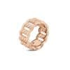 18K ROSE GOLD CIALOMA DIAMOND KNOT RING - Image 2