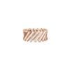 18K ROSE GOLD DOMINO DIAMOND ACCENT RING