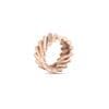 18K ROSE GOLD DOMINO DIAMOND ACCENT RING - Image 2